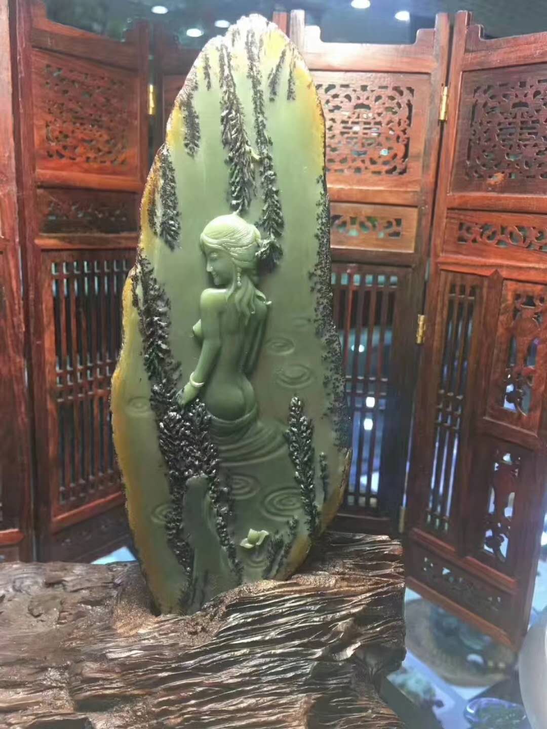 玉雕凤凰图案设计图,玉雕望女成凤的图案