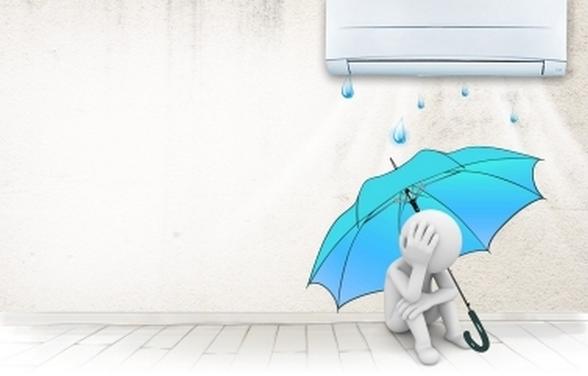 空调孔漏水用什么堵,真实记录空调漏水