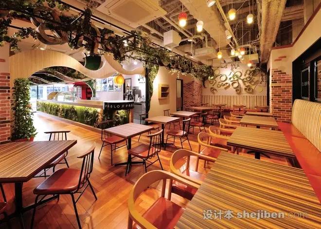 店铺极简风格设计,工装风门店设计效果图