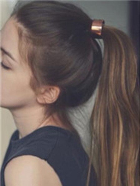 适合长发的甜美发型扎法,长发可爱风发型扎法