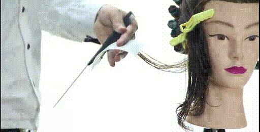 美发烫发各种卷杠手法,美发师烫发教学