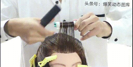 美发烫发各种卷杠手法,美发师烫发教学