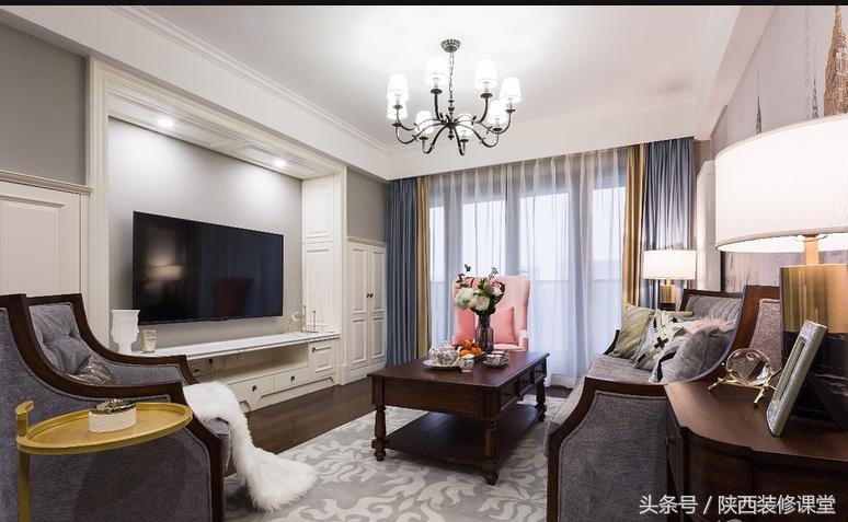 162方四室两厅摩登美式轻奢之家,162平米4室2厅多少钱