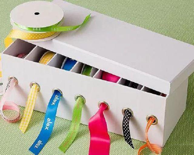 旧纸箱收纳盒怎么做,9-12岁自制学生零食收纳盒用纸箱