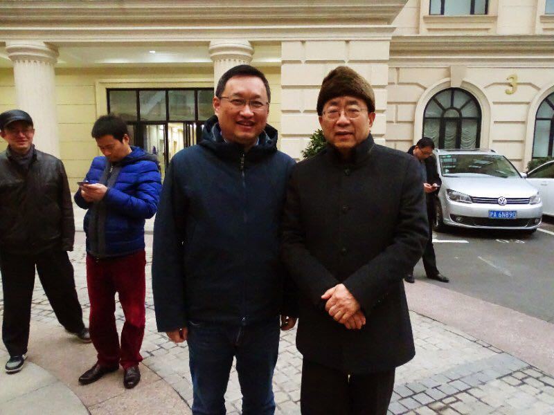 韩煜书法展在中国,韩煜和他的书法创作团队