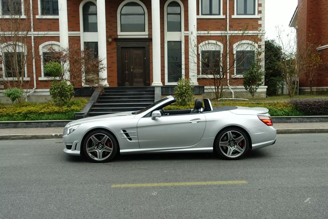 奔驰敞篷车又便宜又好看跑得还快,奔驰sl63amg敞篷落地价2021款