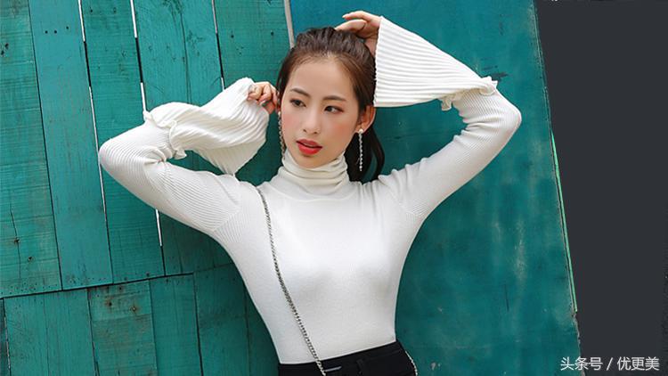 显瘦喇叭袖,喇叭袖遮肉