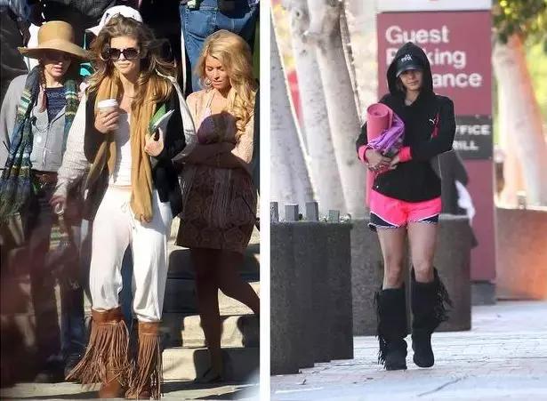 周冬雨雪地靴怎么搭配裤子,谁说雪地靴不好搭配