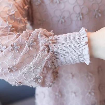 今年流行的蕾丝衫,2018蕾丝春装秀