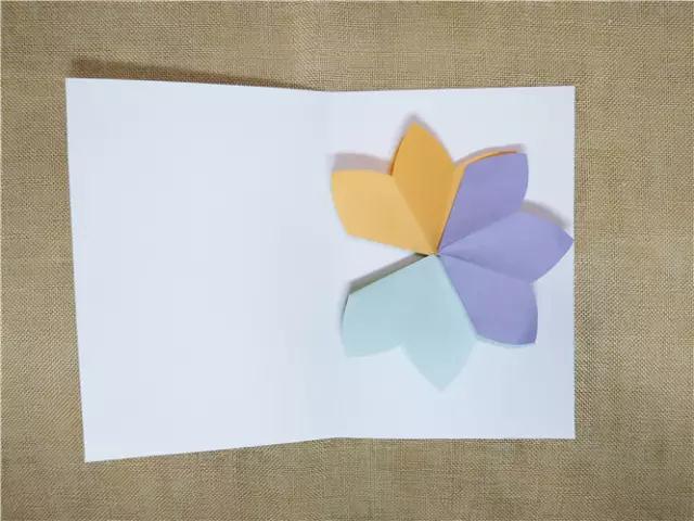 happychinesenewyear贺卡立体,幼儿园创意立体花贺卡手工