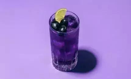 紫色渐变鸡尾酒,渐变紫鸡尾酒
