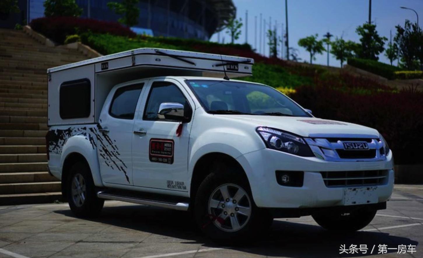 汽油版四驱最新款皮卡房车,新款单排四驱皮卡房车