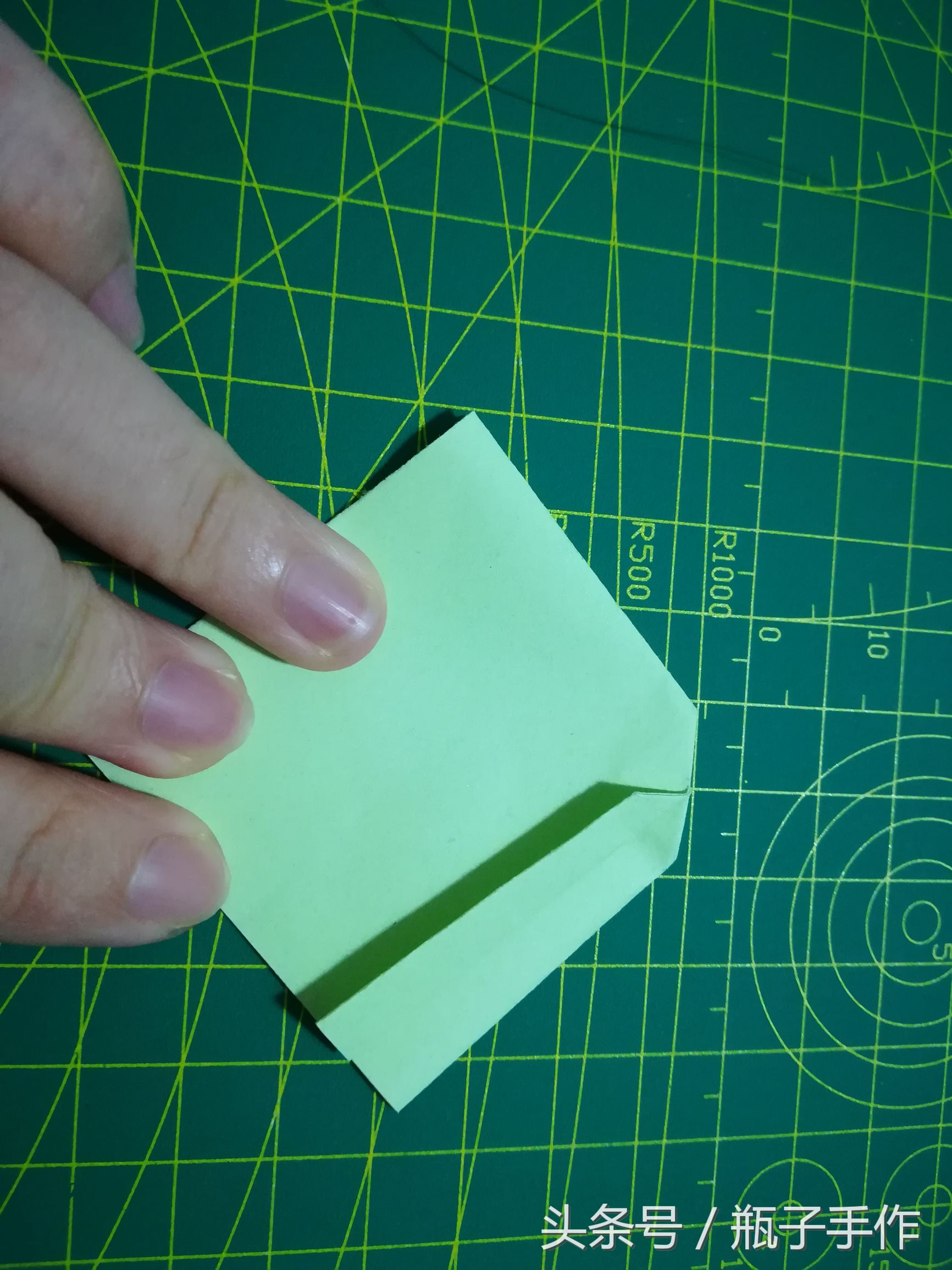 手工diy折纸ins蝴蝶结,手工折纸蝴蝶结详细慢教程