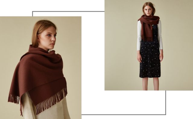 大牌围巾经典款,大牌围巾戴法简单好看