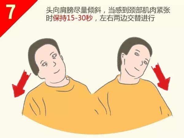 开车腰疼保健操,开车腰酸拉伸动作