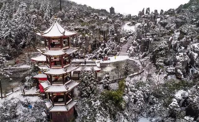 华蓥山风景区下雪了吗,华蓥山2022年2月1号下雪了吗