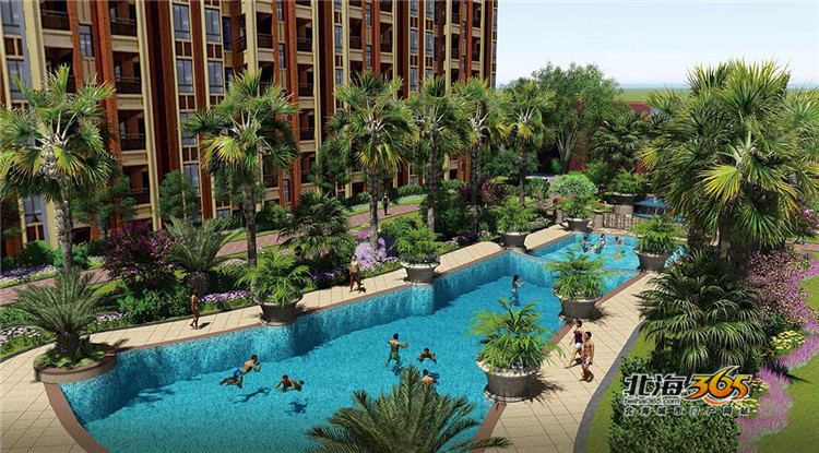 北海木质豪宅,北海中式豪宅