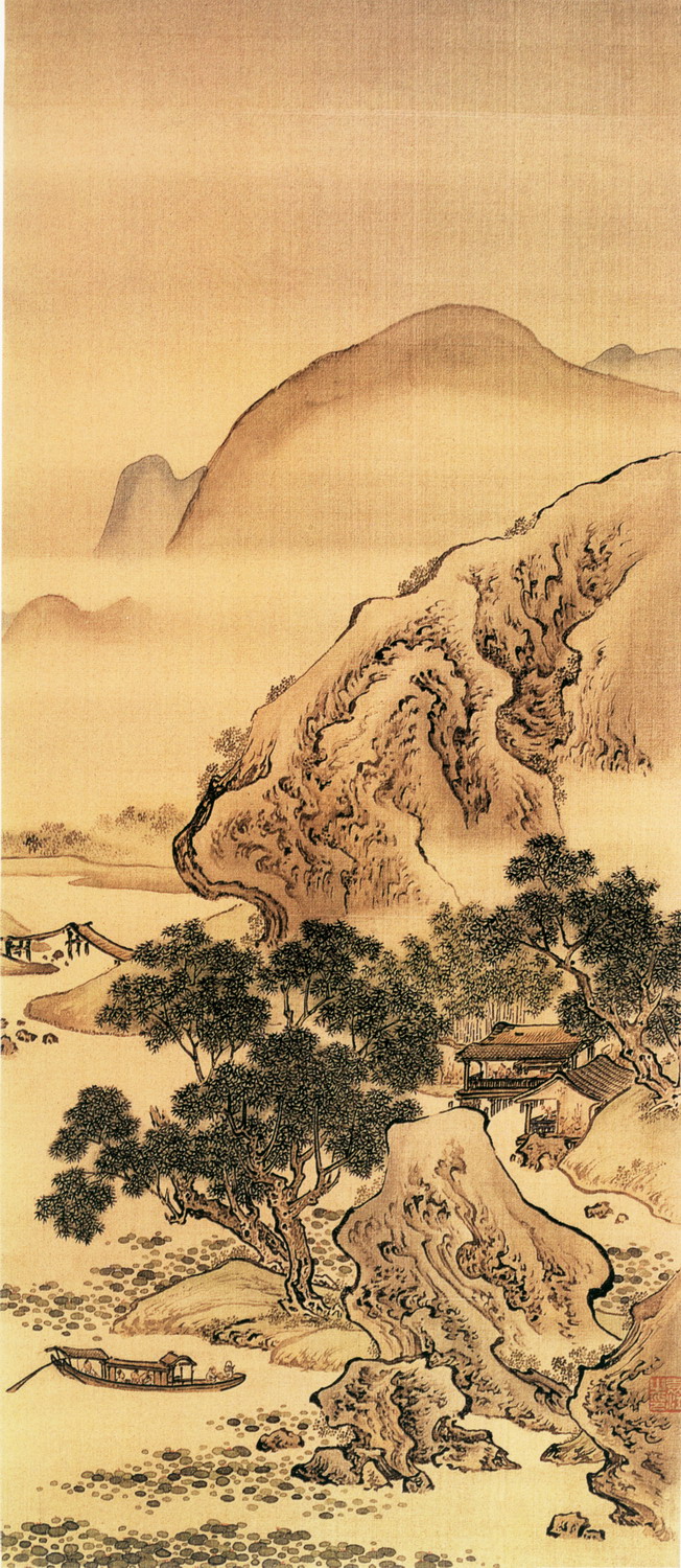 清代山水画图片大全曝光,清代山水画真迹图片
