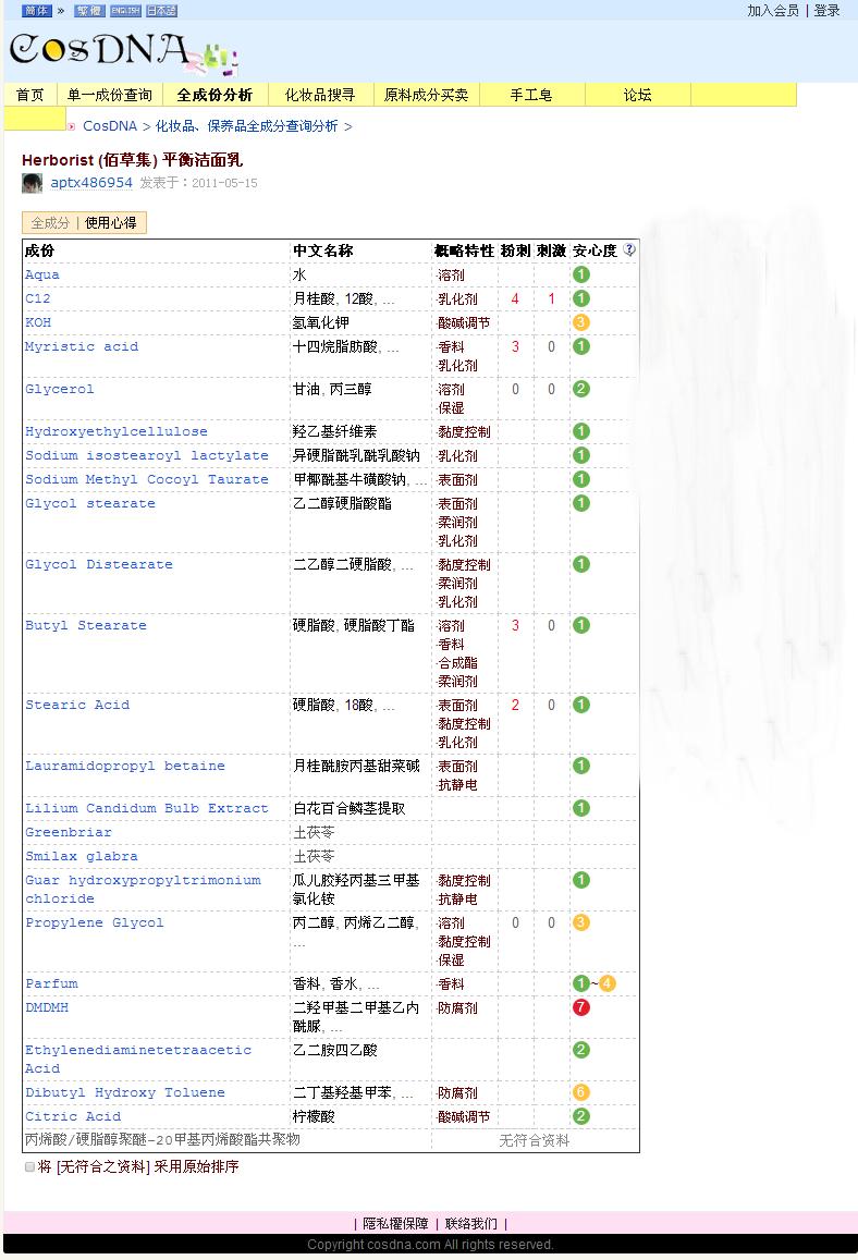 洗面奶含什么成分温和又好用的,郁美净洗面奶成分安全吗