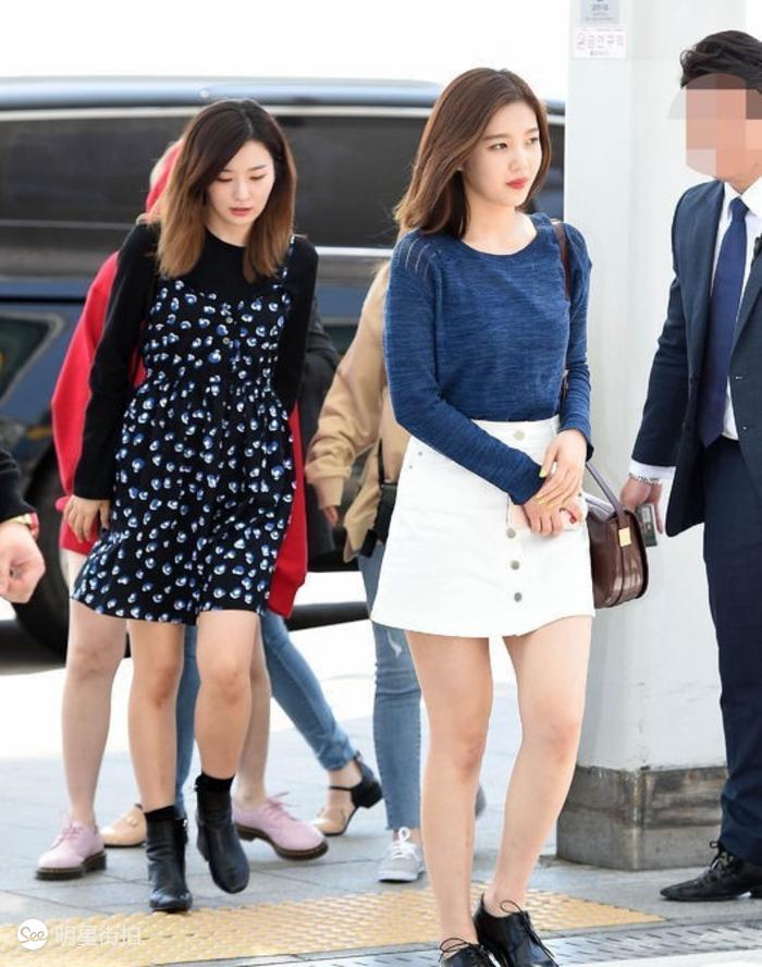 郑秀晶同款牛仔衬衫,郑秀晶蓝色衣服牛仔裤