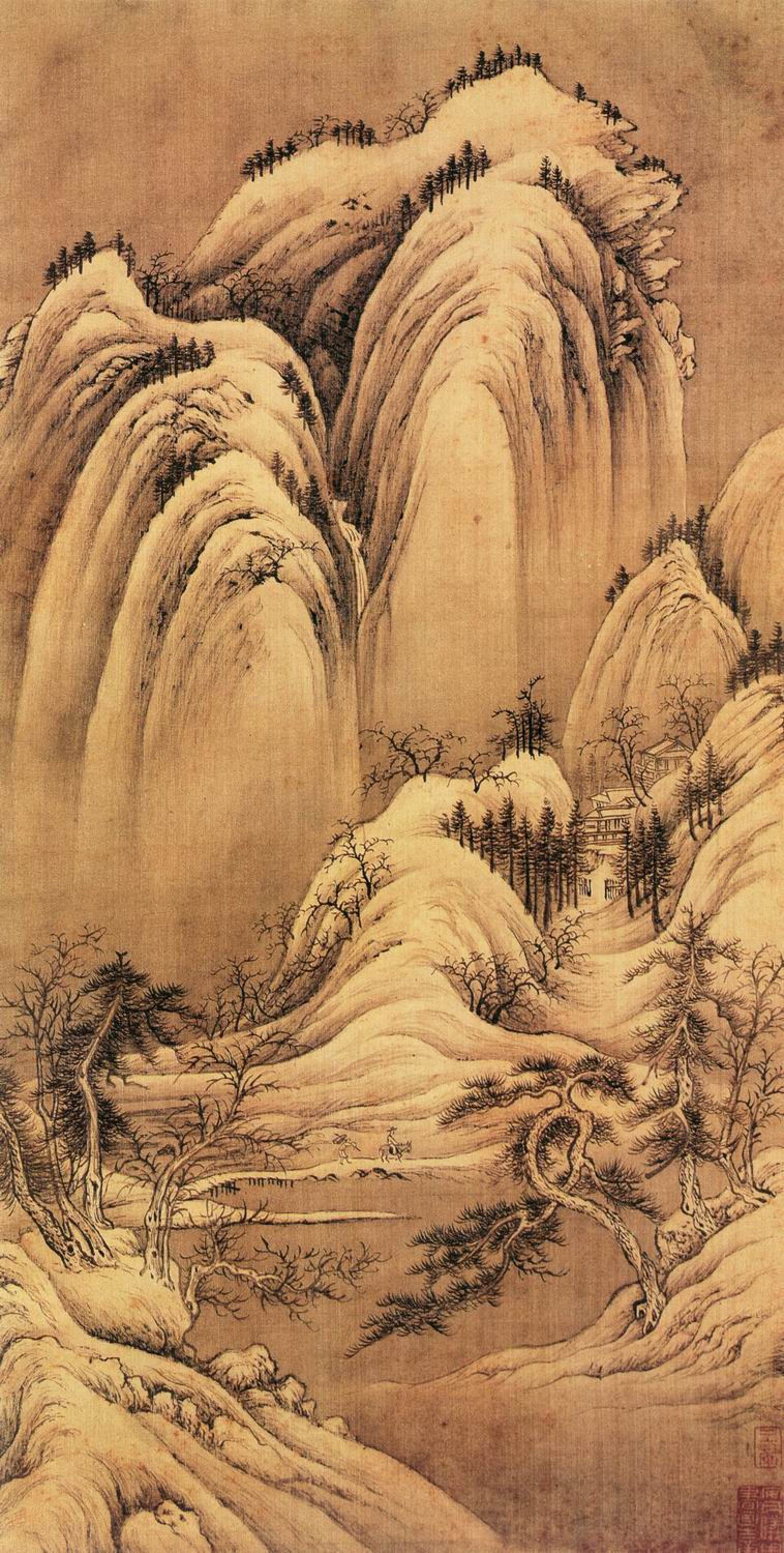清代山水画图片大全曝光,清代山水画真迹图片