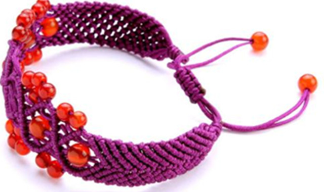 翡翠平安扣手链绳的编织视频教程,立体金线蝴蝶结手链编织法完整版