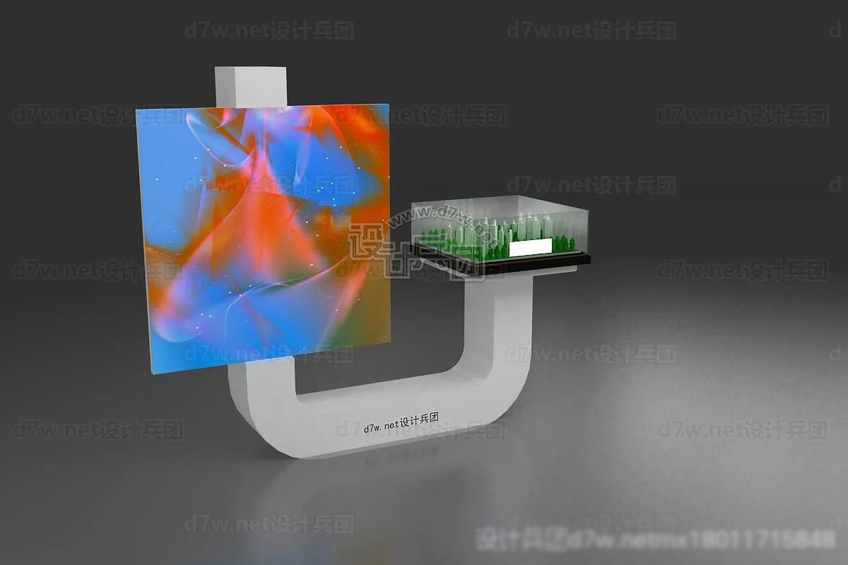 有设计感的展示柜艺术柜,好看的展台产品展示柜