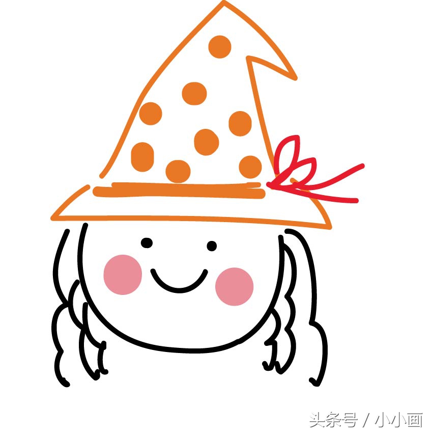 推荐各种帽子画法教程,儿童太阳帽子简单画法