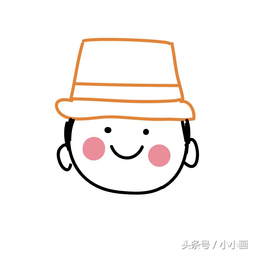 推荐各种帽子画法教程,儿童太阳帽子简单画法
