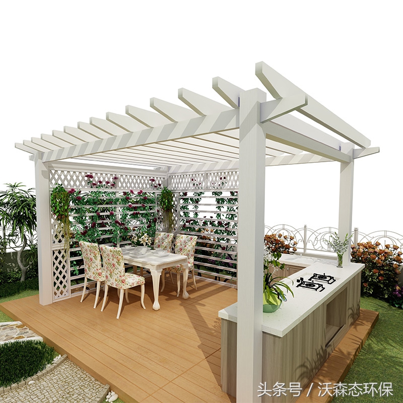 户外阳台铝合金花架,室外多层铝合金花架大全