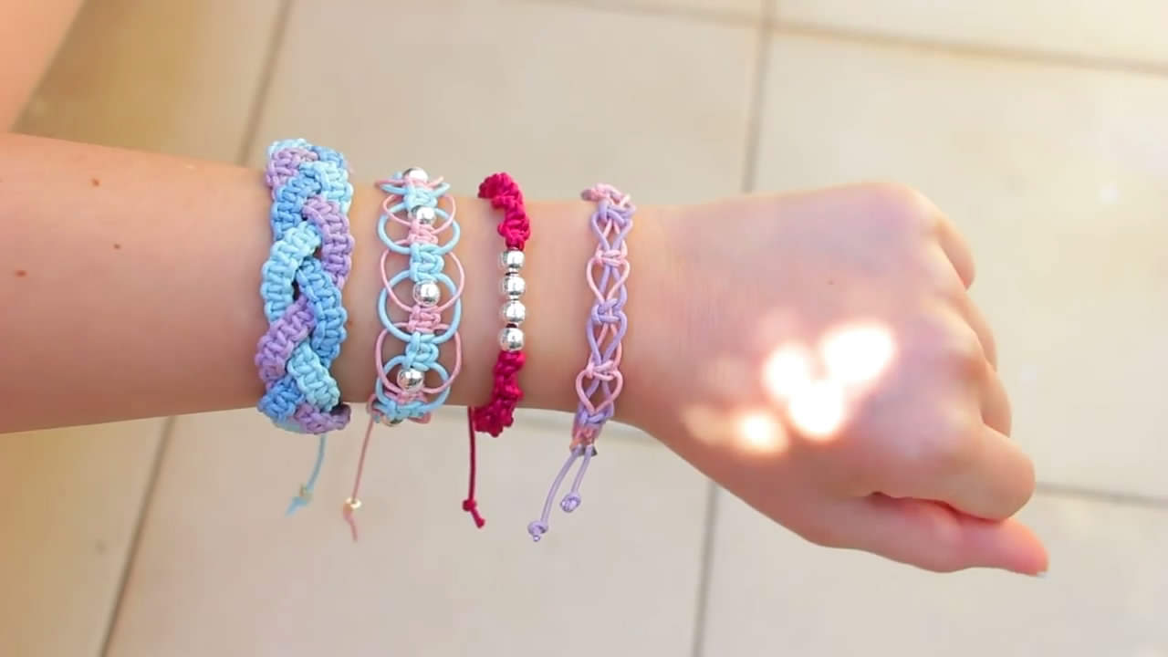 超简单的手链编织,简单而实用的手链编织教程