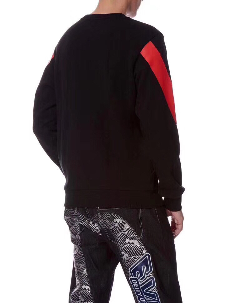 立领长袖保暖卫衣,国潮红色加绒加厚印花卫衣