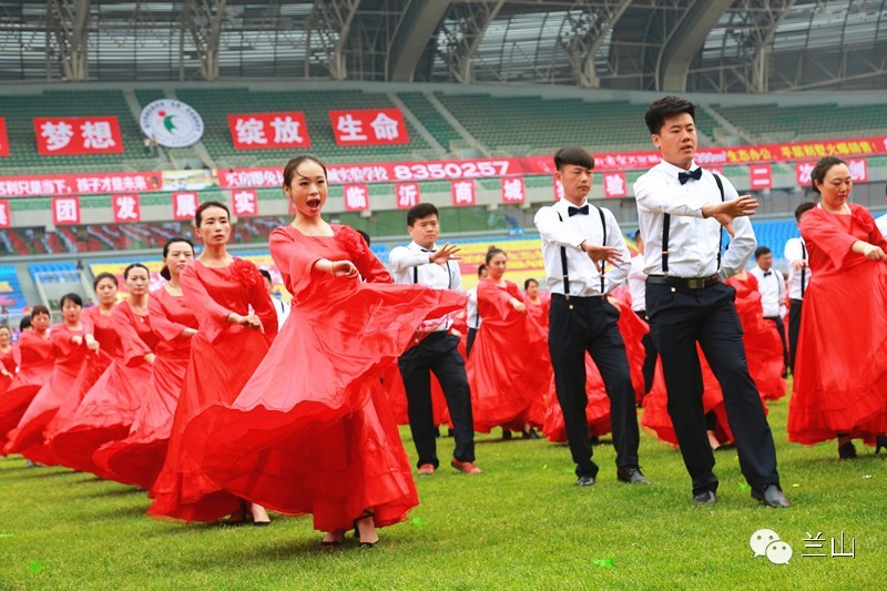 2015临沂商城实验学校运动会,临沂汤庄实验学校运动会开幕式
