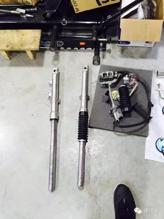 鑫源400复古摩托车改装案例,鑫源摩托复古改装