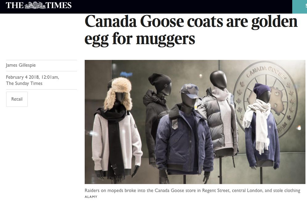 不要手机和钱包,这款羽绒服成小偷新目标!街头直接强扒……