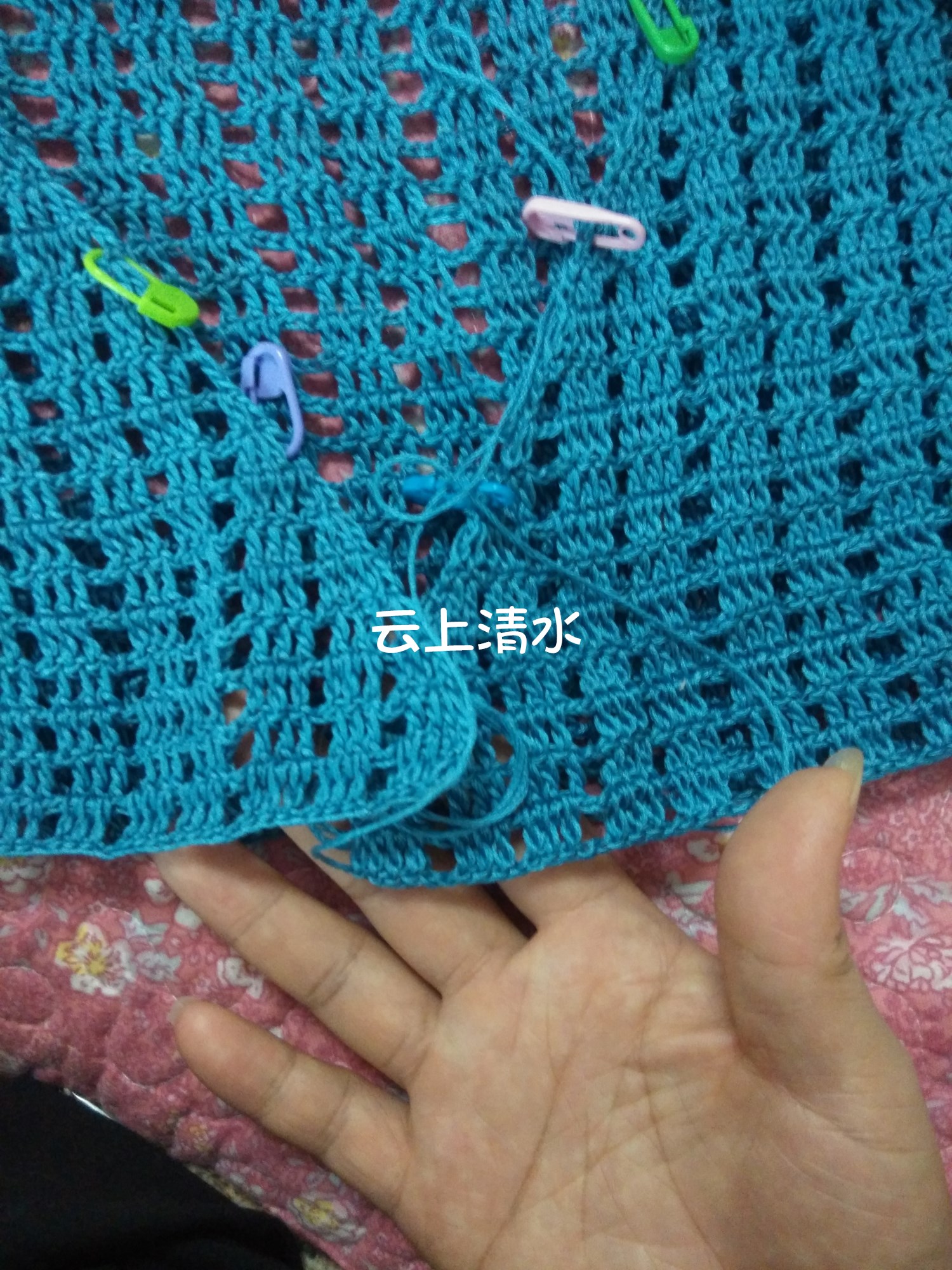 从上往下钩针开衫详细图解,从上往下钩针开衫