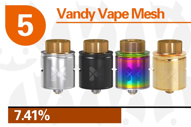 英国2017*子烟电**大奖的重头戏来了，RDA雾化器TOP10榜单出炉