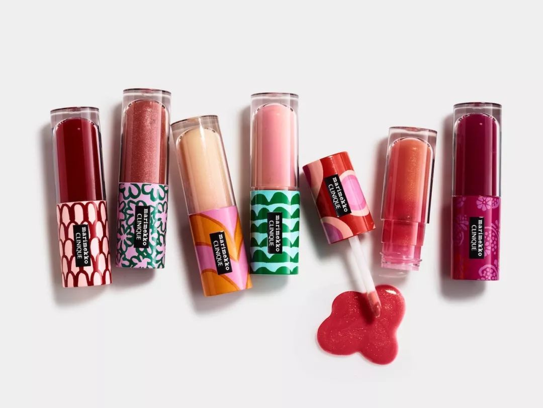 芬兰家饰品牌Marimekko与化妆品倩碧联手打造的彩妆,用在哪儿?