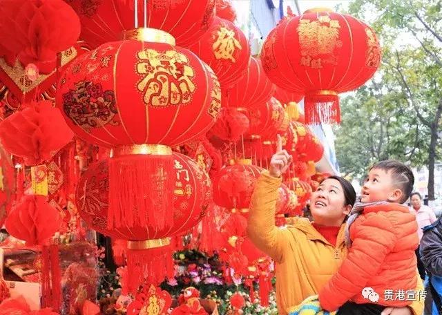 年味十足街拍图片大全,春节贵港街头