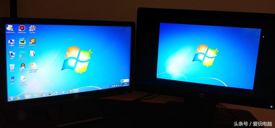一台电脑配2个显示器不同内容,一台电脑接两个显示器分屏