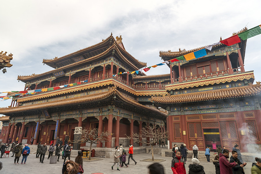 雍和宫朝圣之旅地图,雍和宫拜访年轻人