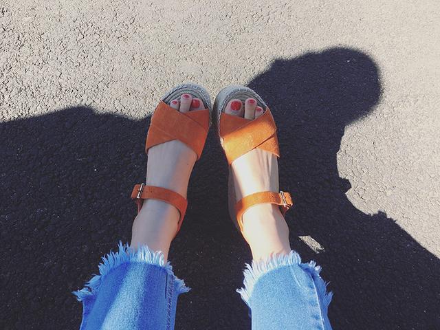 特别有女人味的高跟凉鞋,软底鞋久站不累的厚底凉鞋