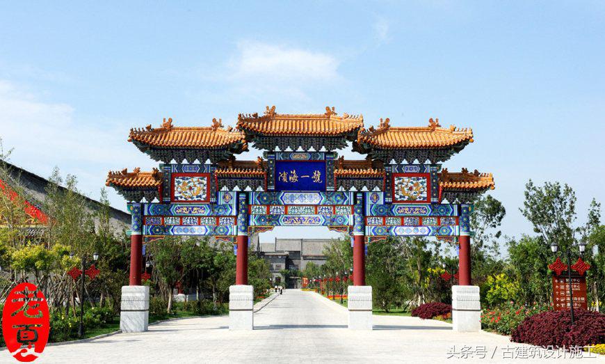 农村牌坊设计现代图片大全,农村大门牌坊效果图