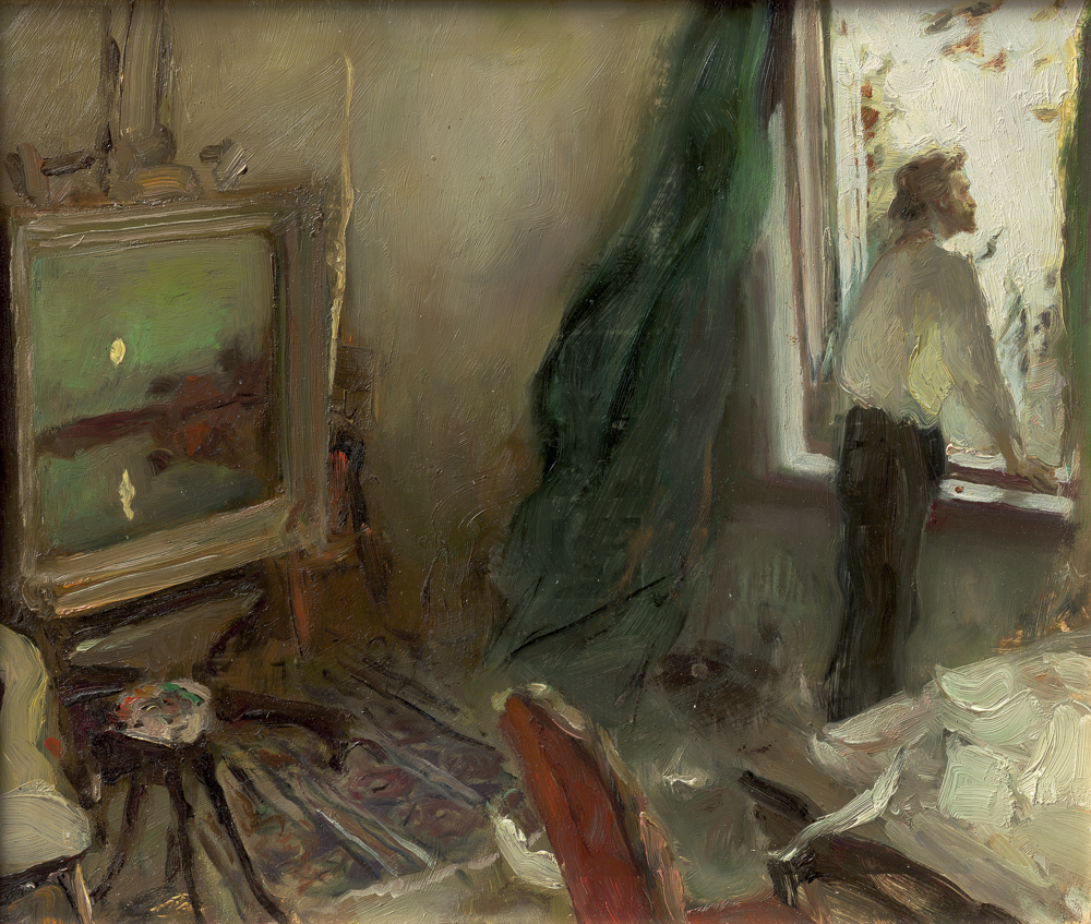 何多苓——连环画《带阁楼的房子》