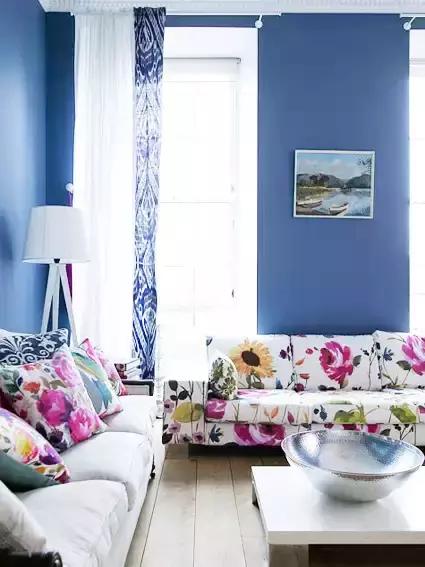 客厅电视背景墙涂料配色效果图,客厅背景墙哪种颜色最好看