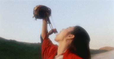 王祖贤复古港风口红色,李嘉欣酵色口红