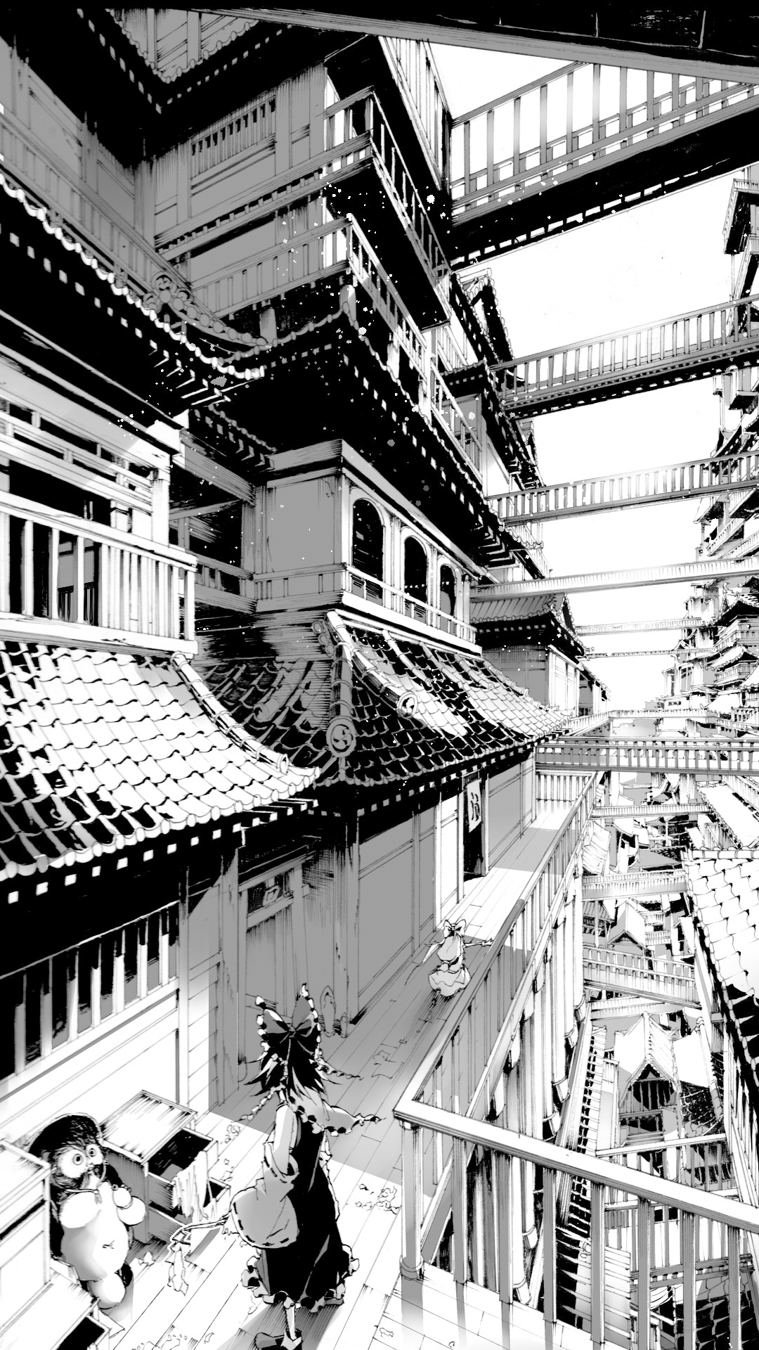 精选手机壁纸,纯粹的幸福意境黑白灰手机壁纸