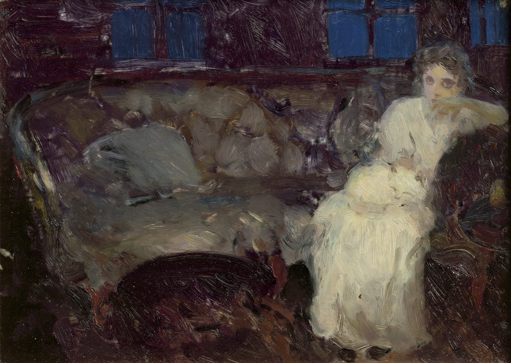 何多苓——连环画《带阁楼的房子》