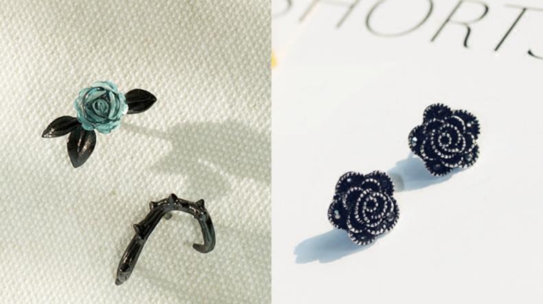 玫瑰花悄然绽放，爱意缠绕上身