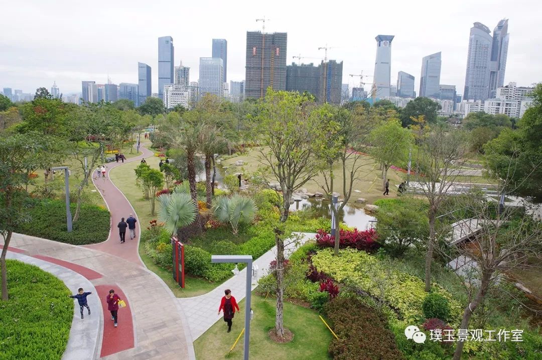 深圳香蜜公园航拍视频,香蜜湖香蜜公园